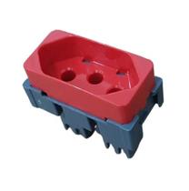 Modulo tomada padrao brasileiro 2p t 20a-250v vermelho b3 margirus