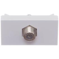 Módulo Tomada Para Antena de Tv Cabo Coaxial Branco Orion S70546804 Schneider Modulo Tom.p-anten Módulo Tomada Para Antena de Tv Cabo Coaxial Branco Orion S70546804 Schneider Modulo Tom.p-anten