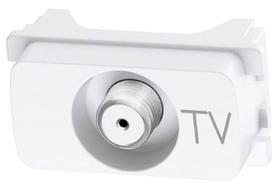 Módulo Tomada para Antena de TV Legrand Pial Zeffia - 75 Ohms - Branco - 68015 Módulo Tomada para Antena de TV Legrand Pial Zeffia - 75 Ohms - Branco - 68015