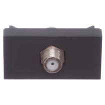 Módulo Tomada para Antena de TV para Cabo Coaxial Grafite Orion - S70546894 - SCHNEIDER Módulo Tomada para Antena de TV para Cabo Coaxial Grafite Orion - S70546894 - SCHNEIDER