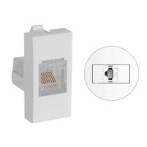 Módulo Tomada Para Internet RJ45 8 Vias Alumbra Siena 6168 Módulo Tomada Para Internet RJ45 8 Vias Alumbra Siena 6168
