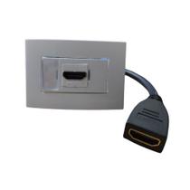 Módulo Tomada Para Móveis Margirius Branca - Conector Hdmi