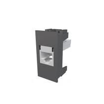 Módulo Tomada Para Rede De Informática Fame Habitat Onix Rj45 Cat6 8 Vias Onix