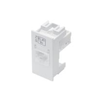 Módulo Tomada Para Rede De Informática Fame Habitat Rj45 Cat6 8 Vias Branco Módulo Tomada Para Rede De Informática Fame Habitat Rj45 Cat6 8 Vias Branco