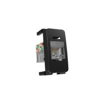 Módulo Tomada para Rede de Informática MarGirius B3 Colors RJ45 Cat6 Preto Ebony