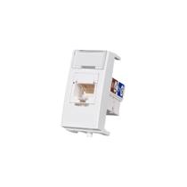 Módulo Tomada Para Rede De Informática Margirius Sleek Rj45 Cat6 Branco Módulo Tomada Para Rede De Informática Margirius Sleek Rj45 Cat6 Branco