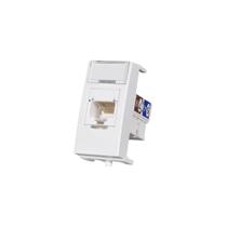 Módulo Tomada para Rede de Informática MarGirius Sleek RJ45 Cat6 Branco