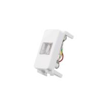 Módulo Tomada para Telefone Padrão Americano MarGirius B3 RJ11 4 Fios Branco Módulo Tomada para Telefone Padrão Americano MarGirius B3 RJ11 4 Fios Branco