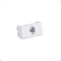 Módulo Tomada para Telefone Padrão Americano Rj11 (2 Fios) - Force Line Módulo Tomada para Telefone Padrão Americano Rj11 (2 Fios) - Force Line