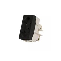 Modulo Tomada Preto Ebony Clean 2P+T 20A 16819 Margirius