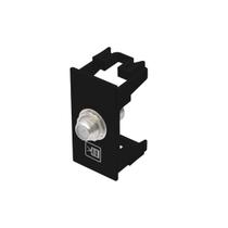 Módulo Tomada Preto Para Antena de Tv Para Cabo Coaxial Habitat - Fame Módulo Tomada Preto Para Antena de Tv Para Cabo Coaxial Habitat - Fame