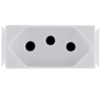 Modulo Tomada PVC 2P+T 20 A 250 V Branco ARIA TRAMONTINA