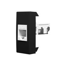 Módulo Tomada Rede RJ45 Cat5e Preto Fosco Pro Class Alumbra