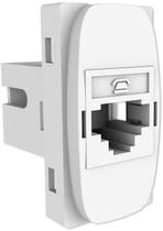 Módulo Tomada Rj11 4 Vias Branco Gracia 85316 Alumbra