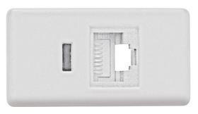 Modulo Tomada Rj45 Cat 6 Branco Izyflat Tramontina 57116056