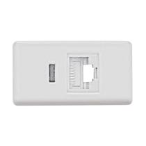 Módulo Tomada RJ45 CAT.6 Branco Tramontina