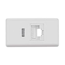 Módulo Tomada RJ45 CAT.6 Branco Tramontina Módulo Tomada RJ45 CAT.6 Branco Tramontina