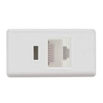 Módulo Tomada Rj45 Cat6 Tramontina Branca Módulo Tomada Rj45 Cat6 Tramontina Branca