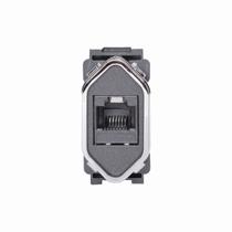 Modulo Tomada Rj45 Internet Dvr Grafite