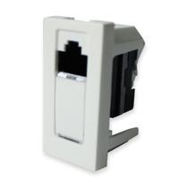 Módulo Tomada RJ45 Legrand Pial Plus+ - Cat 5e UTP LCS2 - PIAL Plus+ - Branco - 615045BC Módulo Tomada RJ45 Legrand Pial Plus+ - Cat 5e UTP LCS2 - PIAL Plus+ - Branco - 615045BC