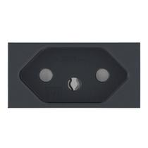 Módulo Tomada Schneider Orion 2p+t 250v 10a Grafite Preto