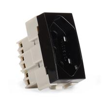 Módulo Tomada Sleek Ebony 2p+t 10a Margirius