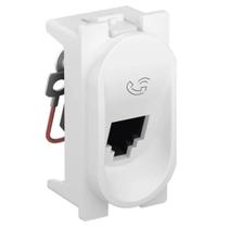 Modulo Tomada Telefone RJ11 2 Vias Nereya Pial Legrand Branco 663072