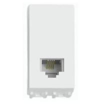 Modulo Tomada Telefone RJ11 4 Vias Thesi Bticino Branco M2082N