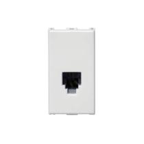 Modulo Tomada Telefone RJ11 Branca Linha ILUS 5TG99001 SOPRANO Modulo Tomada Telefone RJ11 Branca Linha ILUS 5TG99001 SOPRANO