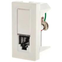 Modulo Tomada Telefone RJ11 Pial Plus+ Legrand Branco 615011BC Modulo Tomada Telefone RJ11 Pial Plus+ Legrand Branco 615011BC