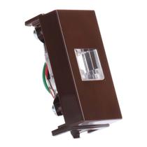 Módulo Tomada Telefonica RJ11 Marrom Infiniti Margirius