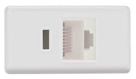 Módulo Tomada Tramontina IzyFlat RJ 45 Cat.6 Branco