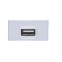 Módulo tomada USB 1,5A bivolt cor branco Liz Tramontina 57115041 - Tramontina lançamentos