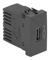 Modulo tomada usb 2.1a turbo bivolt grafite 30380-38 simon Modulo tomada usb 2.1a turbo bivolt grafite 30380-38 simon