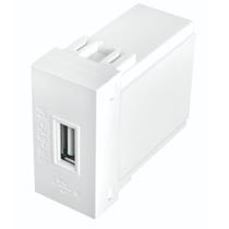 Módulo Tomada Usb Bivolt 5 Watts - 5 Volts - 1a Habitat - 2736 - Fame Tomada Modulo Usb Bivolt Sh Fame 2736