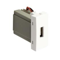 Módulo Tomada Usb Bivolt 5v - 1A PRO Branco - Alumbra Módulo Tomada Usb Bivolt 5v - 1A PRO Branco - Alumbra