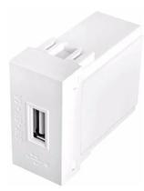 Módulo Tomada Usb Bivolt Branca 3285 Fame Modulare