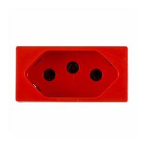 Módulo Tomada Vermelha 20a 250v Ilumi 2p+t