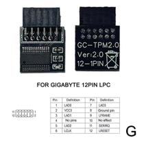 Módulo Tpm 2.0 Para Gigabyte 12 Pinos Lpc Módulo Tpm 2.0 Para Gigabyte 12 Pinos Lpc