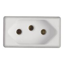 Modulo Tramontina 1 Tomada 2 Polos+terra 20a. 57115/032 Modulo Tramontina 1 Tomada 2 Polos+terra 20a. 57115/032