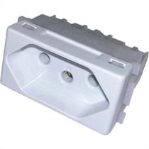 Modulo Tramontina Liz/Lux² 1 Tomada 2P+T. 10A. Branca - 57115/030 Modulo Tramontina Liz/Lux² 1 Tomada 2P+T. 10A. Branca - 57115/030