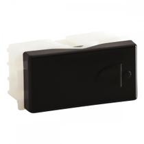 Modulo Tramontina Liz/Lux² Botao Pulsador Grafite 1 Tecla Campainha - 57215/027