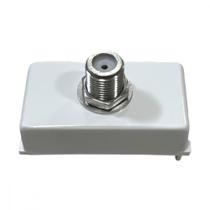Modulo Tramontina Liz/Lux² Tomada Tv Sat Branca Para Fio Coaxial - 57115/042
