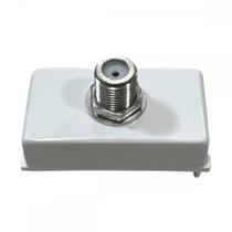 Modulo Tramontina Liz/Lux² Tomada Tv Sat Branca Para Fio Coaxial - 57115/042 Modulo Tramontina Liz/Lux² Tomada Tv Sat Branca Para Fio Coaxial - 57115/042