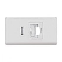 Modulo Tramontina Tomada Fn Rj11 Branco 051 Modulo Tramontina Tomada Fn Rj11 Branco 051