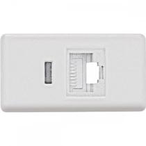 Modulo Tramontina Tomada Fn Rj11 Branco 051 Modulo Tramontina Tomada Fn Rj11 Branco 051