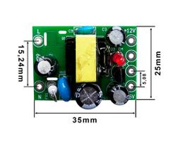 Modulo Transformador Da Fonte Ac 110-220v P/ Dc 12-5v