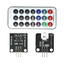 Módulo Transmissor E Receptor Infravermelho De 38kHz, Sensor De Controle Remoto IR Para Arduino,