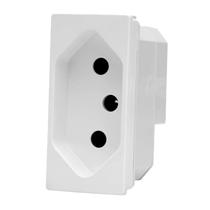 Módulo Unno Tomada 10A 250V Branco Abb Módulo Unno Tomada 10A 250V Branco Abb