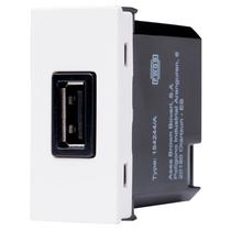 Módulo Unno Usb-A 2A 250V Branco Abb Módulo Unno Usb-A 2A 250V Branco Abb